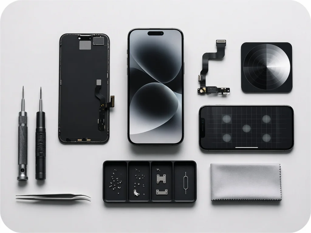 Premium smartphone display repair tools and components